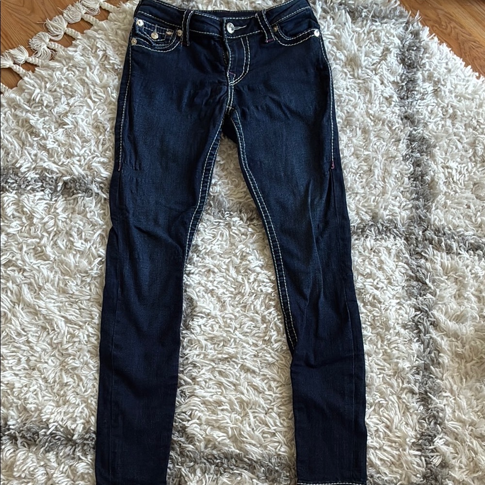 True Religion Blue Skinny Jeans Classic Fit